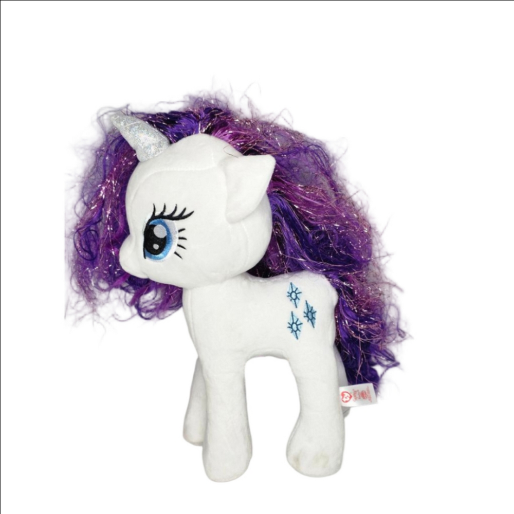 Girls Ty My Little Pony Rarity Stuffed Animal One Size White Purple